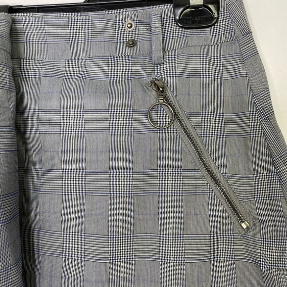 Mags & Pye plaid zipper mini skirt - Picture 4 of 7